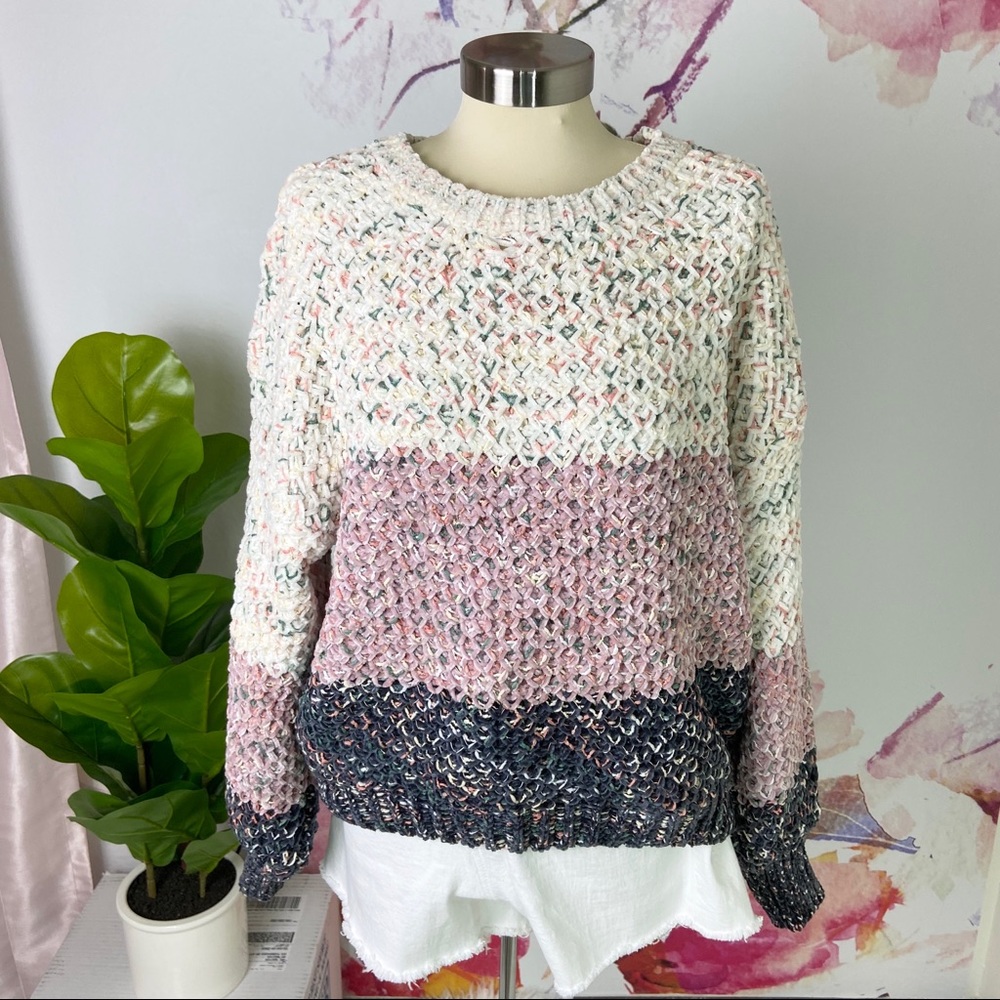 🌿IVORY MULTI SWEATER🌿 - Picture 4 of 8